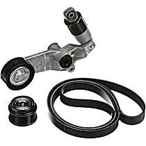 Serpentine Belt, 4 Cyl 1.8L, With A.C., Refer to TSB EG021-07 - 