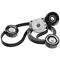 90K-38104A Serpentine Belt - Direct Fit, Kit