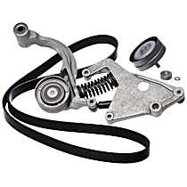 Serpentine Belt, 4 Cyl 1.6L, Alternator and Water Pump, with John Cooper Works Kit - 