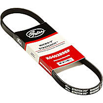 K040289SF Micro-V Series Serpentine Belt - V-belt, Direct Fit, Sold individually