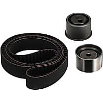 Timing Belt Kit, GAS; Interference Engine Application; Does Not Include Camshaft Tensioner Hydraulic Assembly, Water Pump Not Included, 6 Cyl 2.5L - 