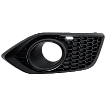 Passenger Side Fog Light Trim, Textured Black