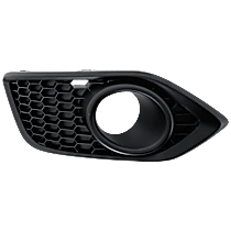 Driver Side Fog Light Trim, Textured Black