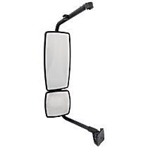 Driver Side Mirror, Manual Adjust, Non-Heated, Paintable, 2-Piece type