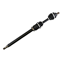 Front, Passenger Side Axle Assembly, Manual , New, Transaxle