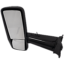 Passenger Side Mirror, Power, Heated, Non-Folding, Paintable, With CB Cable