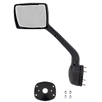Driver Side Mirror, Manual Adjust, Non-Heated, Chrome, Non-Folding, No Signal Light, No Blind Spot Feature, No Memory, No Puddle Light, No Auto-Dimming