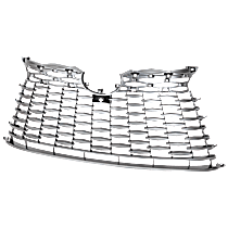 Grille, Painted Silver Gray, North America Built Vehicle, For Models With F Sport Package, Parking Aid Sensor, and Front View Camera - 