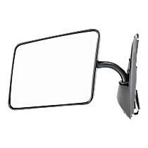 Driver Side Mirror, Manual Adjust, Non-Heated, Paintable, Manual Folding, No Signal Light, No Blind Spot Feature, No Memory, No Puddle Light, No Auto-Dimming