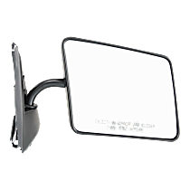 Passenger Side Mirror, Manual Adjust, Non-Heated, Paintable, Manual Folding, No Signal Light, No Blind Spot Feature, No Memory, No Puddle Light, No Auto-Dimming