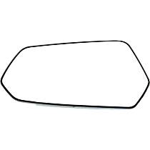 Passenger left hand side Heated wing door Silver mirror glass with backing plate #C-SHY//L-PT80702 Clip On