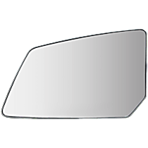 Driver Side Mirror Glass, Non-Heated, No Blind Spot Feature No Turn Signal Light