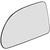 Driver Side Mirror Glass, Non-Heated, Without Blind Spot Feature Without Turn Signal Light