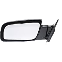 Driver Side Mirror, Non-Towing, Manual Adjust, Manual Folding, Non-Heated, Paintable, Without Signal Light, Without memory, Without Puddle Light, Without Auto-Dimming, Without Blind Spot Feature