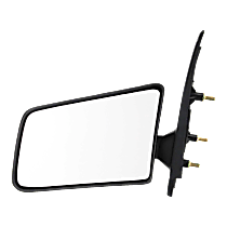 Driver Side Mirror, Manual Adjust, Manual Folding, Non-Heated, Textured Black, No Signal Light, No Memory, No Puddle Light, No Auto-Dimming, No Blind Spot Feature