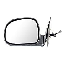 Driver Side Mirror, Power, Manual Folding, Non-Heated, Paintable, Without Signal Light, Without memory, Without Puddle Light, Without Auto-Dimming, Without Blind Spot Feature