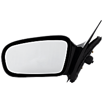 Driver Side Mirror, Manual Remote, Non-Folding, Non-Heated, Paintable, Without Signal Light, Without memory, Without Puddle Light, Without Auto-Dimming, Without Blind Spot Feature, 2 Door Coupe