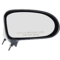 Passenger Side Mirror, Power, Non-Folding, Non-Heated, Paintable, No Signal Light, No Memory, No Puddle Light, No Auto-Dimming, No Blind Spot Feature