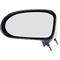 Driver Side Mirror, Manual Adjust, Non-Folding, Non-Heated, Paintable, No Signal Light, No Memory, No Puddle Light, No Auto-Dimming, No Blind Spot Feature