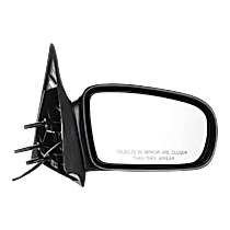 Passenger Side Mirror, Power, Manual Folding, Non-Heated, Paintable, No Signal Light, No Memory, No Puddle Light, No Auto-Dimming, No Blind Spot Feature
