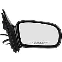 Passenger Side Mirror, Manual Adjust, Manual Folding, Non-Heated, Paintable, No Signal Light, No Memory, No Puddle Light, No Auto-Dimming, No Blind Spot Feature
