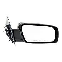 Passenger Side Mirror, Manual Adjust, Manual Folding, Non-Heated, Paintable, Without Signal Light, Without memory, Without Puddle Light, Without Auto-Dimming, Without Blind Spot Feature