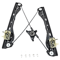 Front, Passenger Side Power Window Regulator, Without Motor