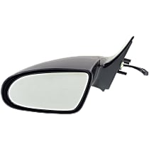 Driver Side Mirror, Manual Remote, Non-Folding, Non-Heated, Paintable, Without Signal Light, Without memory, Without Puddle Light, Without Auto-Dimming, Without Blind Spot Feature