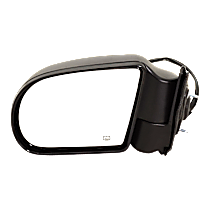 Driver Side Mirror, Power, Manual Folding, Heated, Textured Black, No Signal Light, No Memory, No Puddle Light, No Auto-Dimming, No Blind Spot Feature, 2nd Design