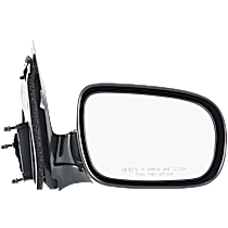 Passenger Side Mirror, Manual Adjust, Manual Folding, Non-Heated, Paintable, No Signal Light, No Memory, No Puddle Light, No Auto-Dimming, No Blind Spot Feature
