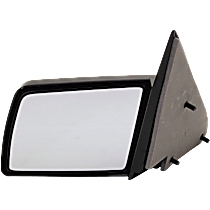 Driver Side Mirror, Manual Adjust, Non-Folding, Non-Heated, Paintable, Without Signal Light, Without memory, Without Puddle Light, Without Auto-Dimming, Without Blind Spot Feature