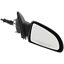 Passenger Side Mirror, Manual Adjust, Non-Heated, Textured Black, Non-Folding, No Signal Light, No Blind Spot Feature, No Memory, No Puddle Light, No Auto-Dimming