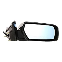 Passenger Side Mirror, Power, Manual Folding, Heated, Paintable, Without Signal Light, With memory, Without Puddle Light, Without Auto-Dimming, Without Blind Spot Feature