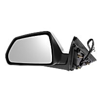 Driver Side Mirror, Power, Manual Folding, Heated, Paintable, Without Signal Light, Without memory, Without Puddle Light, Without Auto-Dimming, Without Blind Spot Feature