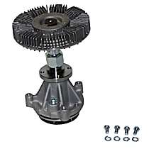Water Pump, Thermal Fan Clutch; Counter Clockwise (Reverse) Rotation; Severe Duty, New, 8 Cyl 4.6L, OE Replacement Series - 