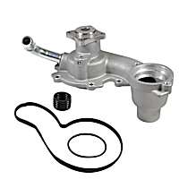 Water Pump, With 4-Bolt Pulley Flange, New, 6 Cyl 2.7L, OE Replacement Series - 