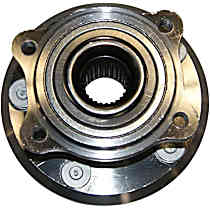 Front, Driver or Passenger Side Wheel Hub, AWD, 5 Lugs, GMB OE Replacement