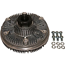 Clockwise (Standard) Rotation; Thermal Fan Clutch; Heavy Duty, Heavy-duty thermal, 8 Cyl 7.3L, GMB OE Replacement - 