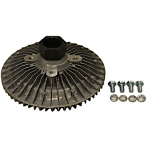 Thermal Fan Clutch; Standard Duty; Counter Clockwise (Reverse) Rotation, Standard thermal, 6 Cyl 4.9L, GMB OE Replacement - 