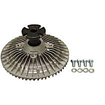Thermal Fan Clutch; Standard Duty; Counter Clockwise (Reverse) Rotation; Without Ac, Standard thermal, GMB OE Replacement - 