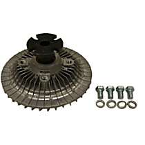 Thermal Fan Clutch; Standard Duty; Counter Clockwise (Reverse) Rotation; With 3.08 Or 3.42 Rear Axle Ratio; Without Ac, Standard thermal, 5.7L, GMB OE Replacement - 