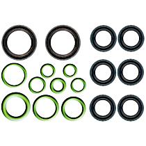 A/C O-Ring and Gasket Seal Kit, All Seals For Air Conditioning - 