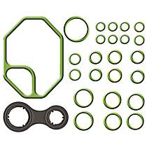 A/C O-Ring and Gasket Seal Kit, All Seals For Air Conditioning - 