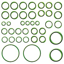 A/C O-Ring and Gasket Seal Kit, GAS, All Seals For A.C.