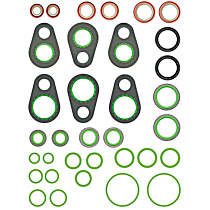 A/C O-Ring and Gasket Seal Kit, All Seals For Air Conditioning - 