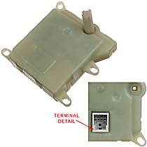 A/C Actuator, GAS, With Manual Air Conditioning Controls; Air Door Actuator - 