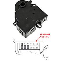 A/C Actuator, Air Inlet Recirculating Actuator