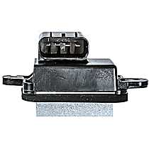 With Automatic Air Conditioning; Blower Motor Resistor, OE Replacement Series - Front