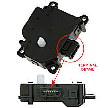 HVAC Heater Blend Door Actuator, 1St Design; Mode Door Actuator - 