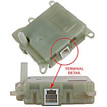 HVAC Heater Blend Door Actuator, Blend Door Actuator; With Auxiliary Console Ac - 